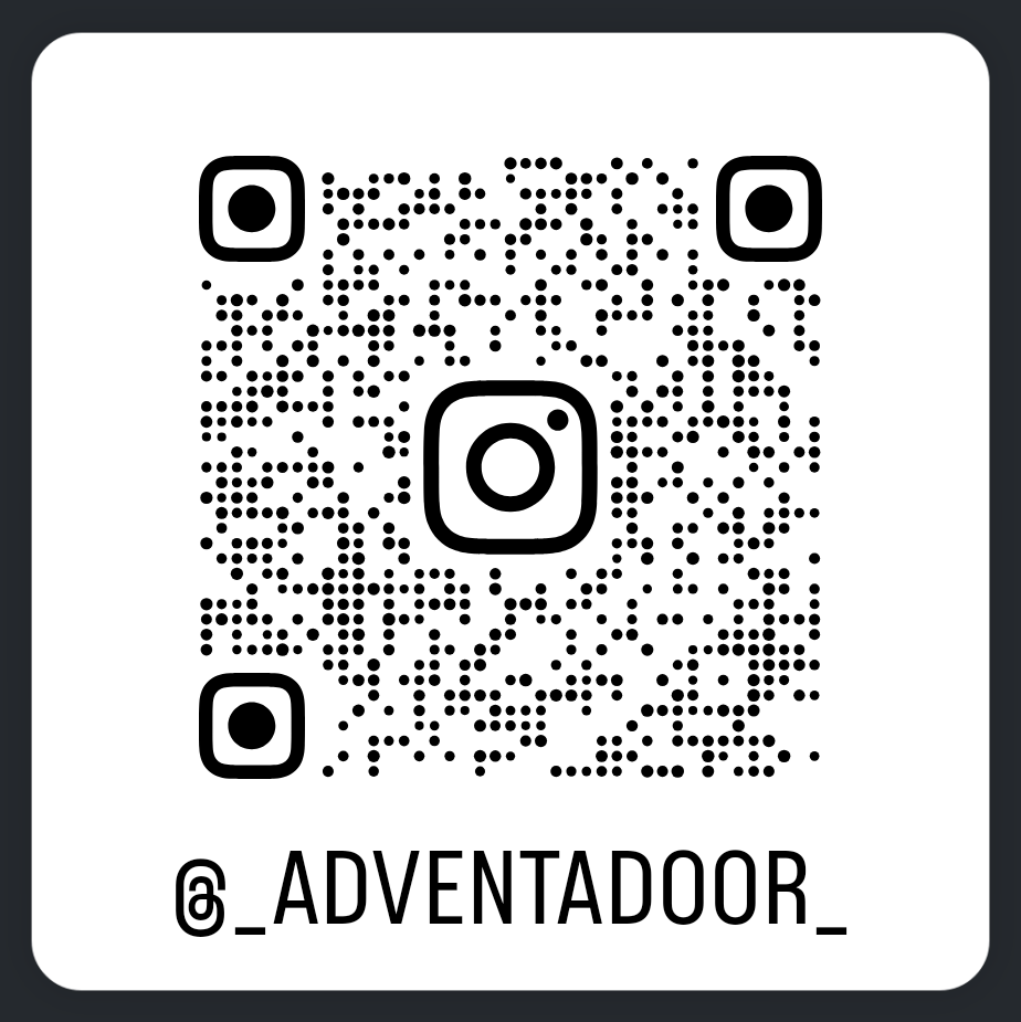 Instagram QR code for ADVENTADOOR